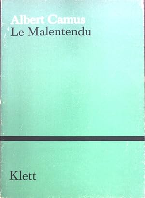 Image du vendeur pour Le malentendu : pice en 3 actes. mis en vente par books4less (Versandantiquariat Petra Gros GmbH & Co. KG)