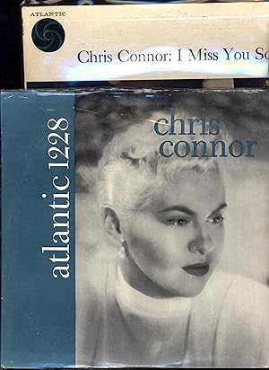 Chris Connor / Atlantic 1228, AND A SECOND ALBUM, I Miss You So (TWO BLACK-LABEL CHRIS CONNOR ATL...