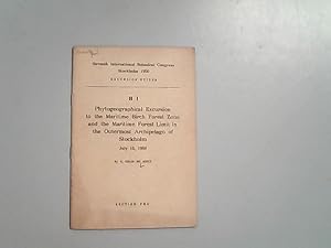 Bild des Verkufers fr Phytogeographical excursion to the maritime Birch Forest Zone and the Maritime Forest Limit in the Outermost Archipelago of Stockholm July 13, 1950. zum Verkauf von Antiquariat Bookfarm