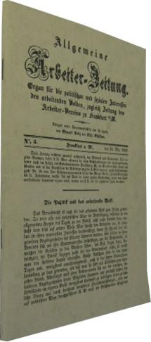 Bild des Verkufers fr Die Frankfurter Arbeiter-Presse. zum Verkauf von Rotes Antiquariat