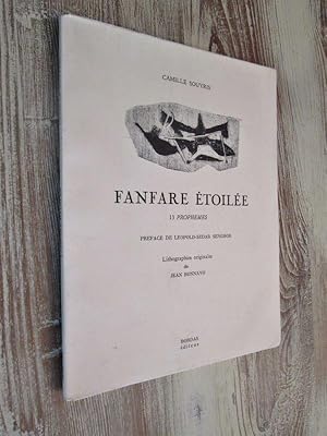 Imagen del vendedor de Fanfare toile. 13 prophmes. Prface de Lopold-Sdar Senghor - lithographies originales de jean bonnavo a la venta por Dj Jadis