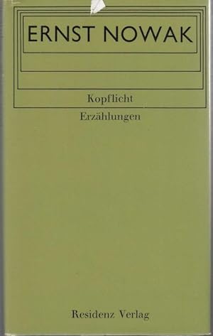 Imagen del vendedor de Kopflicht. Erzhlungen a la venta por Graphem. Kunst- und Buchantiquariat