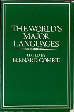 Bild des Verkufers fr The World's Major Languages zum Verkauf von Kenneth Mallory Bookseller ABAA