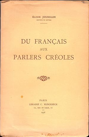 Du Francais Aux Parlers Creoles
