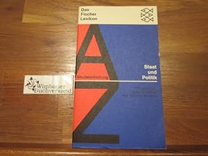 Bild des Verkufers fr Das Fischer-Lexikon; Teil: 2., Staat und Politik. Hrsg. von u. Karl Dietrich Bracher zum Verkauf von Antiquariat im Kaiserviertel | Wimbauer Buchversand