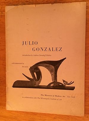 Seller image for Julio Gonzalez for sale by Lucky Panther Books