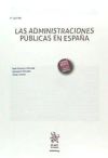 Las Administraciones Públicas en España 2ª Edición 2017