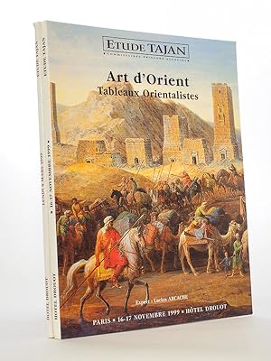 Art d'Orient, Tableaux orientalistes [ Lot de 2 catalogues, année 1999 ] Paris, Hôtel Drouot, le ...