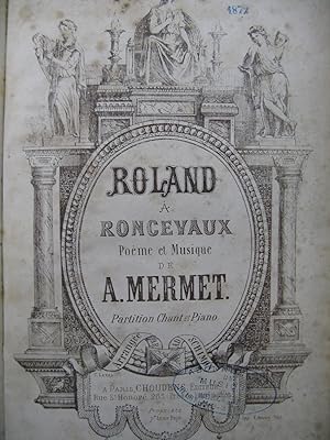 Imagen del vendedor de MERMET Auguste Roland  Roncevaux Opra Chant Piano 1865 a la venta por partitions-anciennes