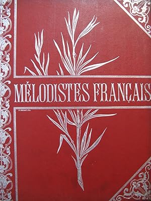 Les Mélodistes Français 20 Pièces Chant Piano 1893