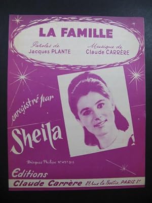 La Famille Sheila Chant Piano 1967