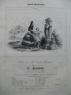 Immagine del venditore per MASINI Francesco Deux Madones Chant Piano ca1840 venduto da partitions-anciennes