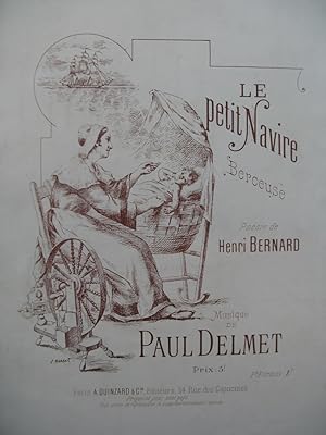 Seller image for DELMET Paul Le Petit Navire Chant Piano for sale by partitions-anciennes