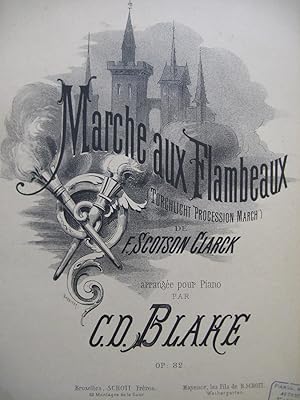 Imagen del vendedor de BLAKE C. D. Marche aux Flambeaux Piano ca1890 a la venta por partitions-anciennes