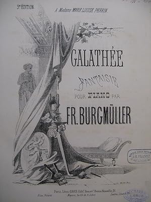 Image du vendeur pour BURGMLLER Fr. Galathe Piano ca1865 mis en vente par partitions-anciennes