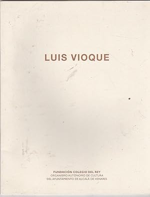 Immagine del venditore per Luis Vioque venduto da LIBRERA GULLIVER