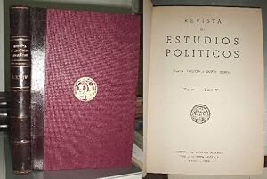 Imagen del vendedor de REVISTA DE ESTUDIOS POLITICOS. VOLUMEN XXXIV. NOVIEMBRE-DICIEMBRE 1950. a la venta por Librera Raimundo