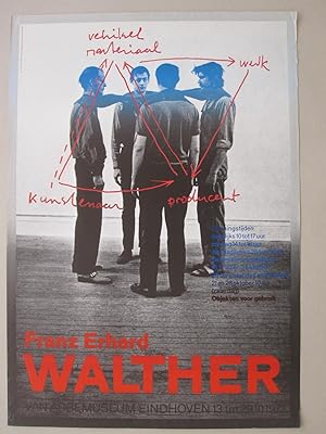 Franz Erhard Walther Exhibition poster Van Abbemuseum 1972