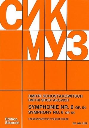 Bild des Verkufers fr Sinfonie Nr.6 op.54fr Orchester : Studienpartitur zum Verkauf von AHA-BUCH GmbH