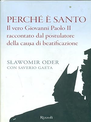 Bild des Verkufers fr Perche' e' santo zum Verkauf von Librodifaccia