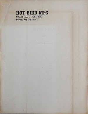 Bild des Verkufers fr Hot Bird MFG Vol. II No. 1 zum Verkauf von Derringer Books, Member ABAA