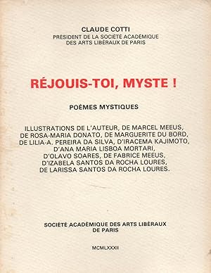 Imagen del vendedor de Rejouis-toi,myste!poemes mystiques a la venta por JP Livres