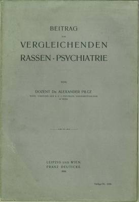 Beitrag zur vergleichenden Rassen-Psychiatrie.