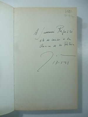 Galindez. Novela. Copia con dedica dell'Autore (signed copy)