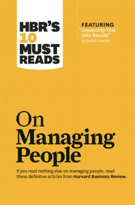 Seller image for HBR's 10 Must Reads on Managing People (Paperback or Softback) for sale by BargainBookStores