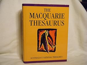 Bild des Verkufers fr Macquarie Thesaurus Australia's National Thesaurus zum Verkauf von curtis paul books, inc.