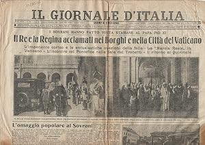GIORNALE (IL) d'Italia. Anno XXIX. N. 291. Roma, venerdì 6 dicembre 1929.