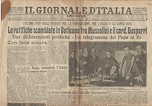 GIORNALE (IL) d'Italia. Anno XXIX. N. 137. Roma, sabato 8 giugno 1929.
