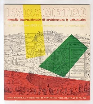 PARAMETRO. Mensile internazionale di architettura e urbanistica. N. 20. Ottobre 1973. [Venticinqu...