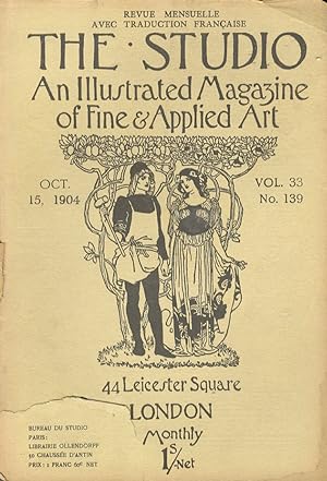 STUDIO (THE). An illustrated Magazine of fine & applied art. Vol. 33, n. 139. Oct. 15, 1904. Revu...