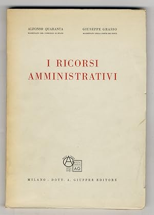 Seller image for I ricorsi amministrativi. for sale by Libreria Oreste Gozzini snc