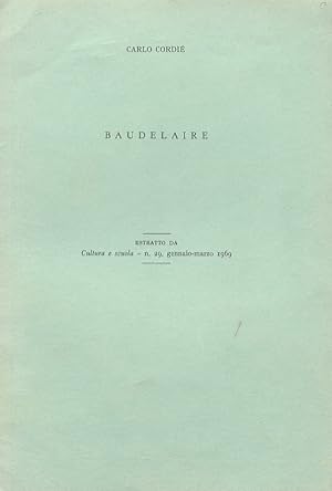 Seller image for Baudelaire. for sale by Libreria Oreste Gozzini snc