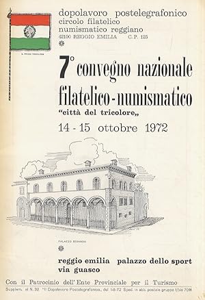 Bild des Verkufers fr Nasce la bandiera. [In:] 7 Convegno Nazionale Filatelico Numismatico "Citt del Tricolore", 14-15 ottobre 1972. Dopolavoro Postelegrafonico. zum Verkauf von Libreria Oreste Gozzini snc