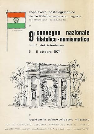 Bild des Verkufers fr Quali giornali leggevano il Poeta [l'Ariosto] e i suoi contemporanei? [In:] 9 Convegno Nazionale Filatelico Numismatico "Citt del Tricolore", 5-6 ottobre 1974. Dopolavoro Postelegrafonico. zum Verkauf von Libreria Oreste Gozzini snc