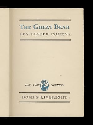 The Great Bear.
