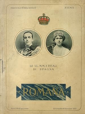 ROMANA. Fascicolo 2° dell'anno 1°. Esce il 20 di ogni mese. 20 novembre 1923.