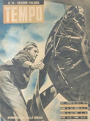TEMPO. N. 76. Edizione italiana. Roma. 7 novembre 1940.