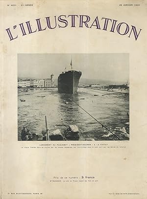 ILLUSTRATION (L'). N. 4691. 91 année. 28 janvier 1933.