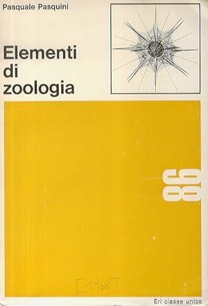 Elementi di zoologia. (Seconda edizione riveduta).