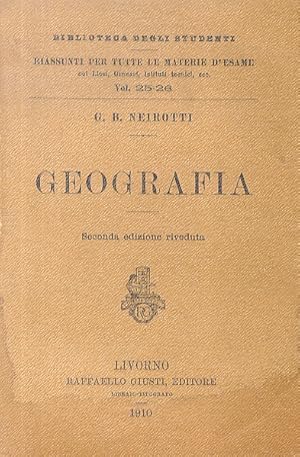 Geografia. Seconda edizione riveduta.