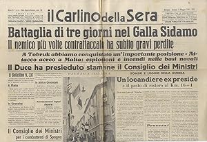 CARLINO (IL) della Sera. Anno 57, n. 110. Giovedì 8 maggio 1941.