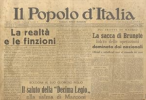POPOLO (IL) d'Italia. Fondatore Benito Mussolini. Anno XXIV, n. 204. Sabato 24 luglio 1937.