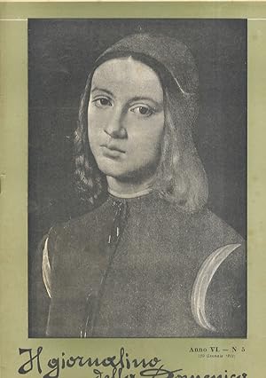 Giornalino (Il) della Domenica, Direttore Luigi Bertelli (Vamba). Anno VI, n. 5. Firenze, 29 genn...