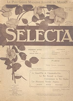 SELECTA. Le plus grand magazine illustré du monde. Première année. N. 2, Juillet 1906.