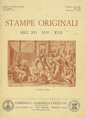 Stampe originali. Secc. XVI - XVIII - XVIII.