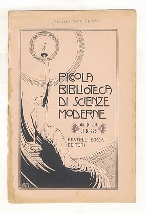 Piccola Biblioteca di Scienze Moderne. Dal n. 201 al n. 225. [Catalogo editoriale].